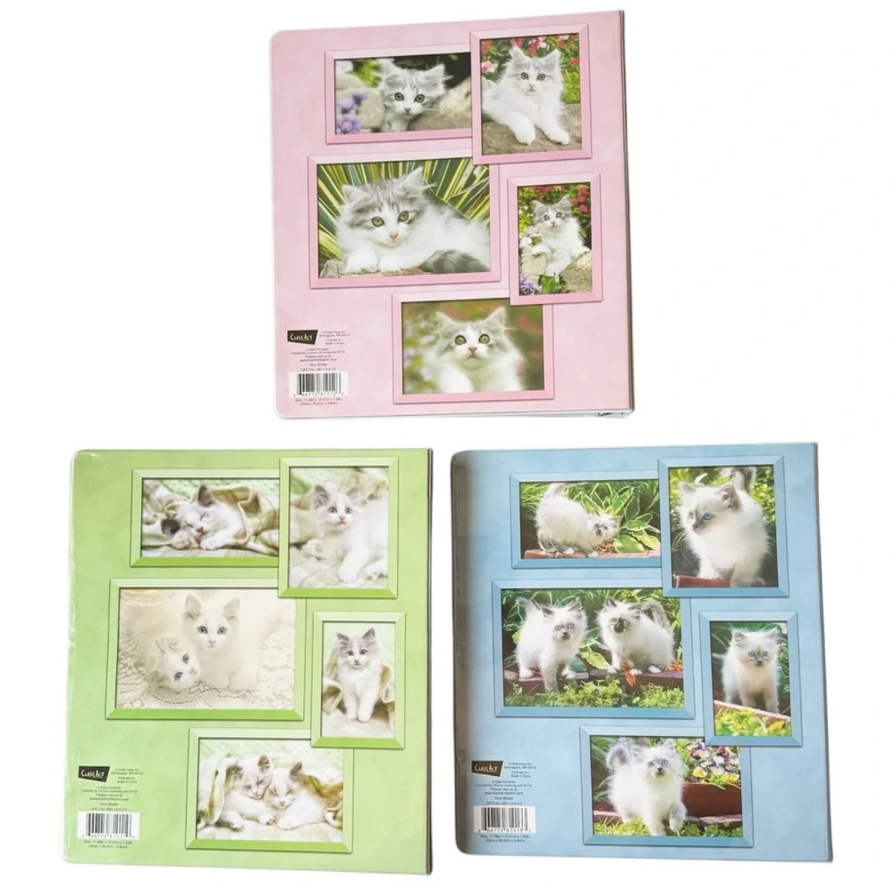 Class Act Keith Kimberlin Y2K Pastel Kitten Binders - Set of 3